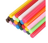 PATIKIL Hot Glue Sticks for Glue Gun, 24 Pcs Colored Hot Melt Adhesive Bulk Sticks for DIY Craft Projects Art Decoration Home Repairs, 12 Colors (7mm x 200mm)