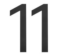 PATIKIL House Numbers, 2 Pcs 2 Inch Self-adhesive Acrylic Modern House Number for Outside Address Mailbox Door Farm House Office Apartments Hotel Room, Black (1)