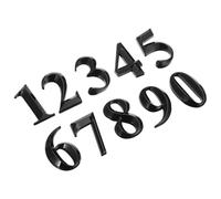 PATIKIL House Numbers 3D Mailbox Numbers 0-9 for Outside, 10Pcs Door Address Numbers Letter Self Adhesive for House, Apartment Office, Hotel Room, Mailbox Sign, Black