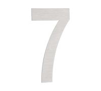 PATIKIL House Numbers for Outside, Number 7 Silver Stainless Steel Self Adhesive Modern Mailbox Address Door Numbers for Outdoor House Residential Mailboxes 3.54x1.97 Inch
