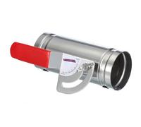 PATIKIL HVAC Duct Manual Volume Backdraft Damper, 2.5 Inch, Airflow Ducting Branch Vent Damper Air Control Valve, Adjustment Handle Stainless Steel, for HVAC