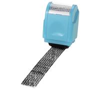 PATIKIL Identity Theft Protection Roller Stamps, Confidential Roller Stamp Guard Your ID Roller for Account Data Address Security Privacy Protection, Blue