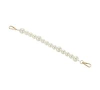 PATIKIL Imitation Pearl Bead Purse Chain Strap 12.6", Pearl Beaded Bag Chain Handbag Clutch Replacement for DIY Handbag Wallet Clutch Crafts Making, Light Gold