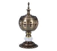PATIKIL Incense Holder, 18.5 x 7.5cm Frankincense Charcoal Vintage Incense Burner for Yoga Spa Aromatherapy, Home Decoration and Church Use, Bronze
