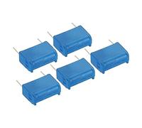 PATIKIL Induction Cooker Capacitor, 5 Pack 0.27uF DC 1200V Vertical High Voltage Insulation Resistance Capacitor for Induction Cooker, Blue