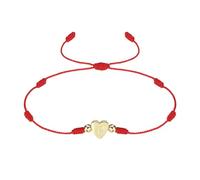 PATIKIL Initial Bracelet, Adjustable Heart Link Letter P Handmade Rope Braided Bracelet Gold Plated Alphabet Charm Jewelry for Women Teen Mom Birthday, Red