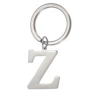 PATIKIL Initial Letter Keychain, Key Chain DIY Pendant Keyring Bag Backpack Decor A-Z Alphabet Key Ring for Men Women Purse Handbag, Silver (Letter Z)