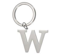 PATIKIL Initial Letter Keychain, Key Chain DIY Pendant Keyring Bag Backpack Decor A-Z Alphabet Key Ring for Men Women Purse Handbag, Silver (Letter W)