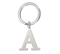 PATIKIL Initial Letter Keychain, Key Chain DIY Pendant Keyring Bag Backpack Decor A-Z Alphabet Key Ring for Men Women Purse Handbag, Silver (Letter A)