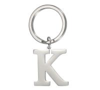 PATIKIL Initial Letter Keychain, Key Chain DIY Pendant Keyring Bag Backpack Decor A-Z Alphabet Key Ring for Men Women Purse Handbag, Silver (Letter K)