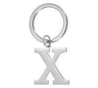 PATIKIL Initial Letter Keychain, Key Chain DIY Pendant Keyring Bag Backpack Decor A-Z Alphabet Key Ring for Men Women Purse Handbag, Silver (Letter X)