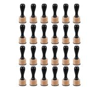 PATIKIL Ink Blending Tool, 24 Pcs Ink Mixing Blending Tool with Round Foam Refills for Blending Scrapbooking Painting Drawing Craft Art Tools, Black