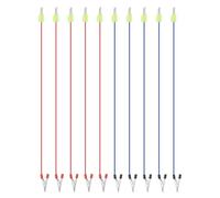 PATIKIL Interconnect Circuit Wire, 10 Pcs 400 mm Circuit Wire Connectors Physics Experiment Basic Beginner Kit for Physics Laboratory, Hollow Insert/Alligator Clip, Blue/Red