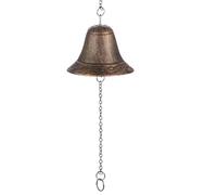 PATIKIL Japanese Wind Chime, Temple Bells Retro Outdoor Hanging Metal Iron Wind Chime for Outside Garden, Temple, Bronze