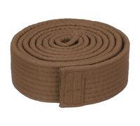 PATIKIL Judo Colored Ranking Belt 1.5" x5.2Ft 1.6m, Polyester Martial Arts Judo Karate Belt for Coach Teaching Practice, Brown