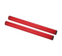 PATIKIL Junior Relay Track Baton, 2 Pack Plastic Race Field Running Stick for Outdoor Athletics Sport Game Tool, Red