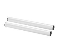 PATIKIL Junior Relay Track Baton, 2 Pack PVC Plastic Race Field Running Baton Relay Stick for Outdoor Athletics Sport Game Tool, White