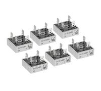 PATIKIL KBPC10-10 Rectifier Diode, 6 Pcs Bridge Rectifier 10A 1000V Electronic Silicon Diodes for Converting AC Power to DC Power, White