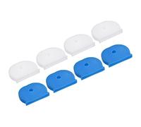 PATIKIL Key Cap Cover Tags, 16Pcs Keys Identifier Label ID Silicone Sleeve for House Apartment Organization Blue White