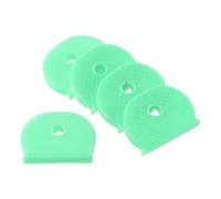 PATIKIL Key Caps Covers, 5 Pack Keys Identifiers Covers Coding Tags Marker Semicircle Silicone Sleeve for Office House Apartment, Mint Green