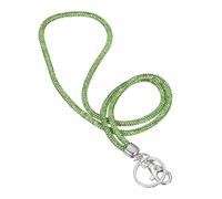 PATIKIL Key Lanyard for Women, 16 Inch Cute Rhinestone Keychain Sparkle Key Ring Bling Strap Neck Lanyard for Car ID Card Purse Wallet Bag, Green