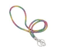 PATIKIL Key Lanyard for Women, 8 Inch Cute Rhinestone Keychain Sparkle Key Ring Bling Strap Neck Lanyard for Car ID Card Purse Wallet Bag, Multicolored