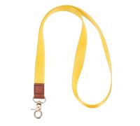 PATIKIL Key Lanyard, Modern Neck Lanyards Strap ID Badges Holder, Long Keychain Lanyard with Metal Clasp for Whistle Wallets Office Teacher Men Women Yellow