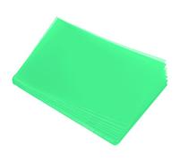 PATIKIL L Type Folders 36 Pack A4 Plastic Clear Document Folder File Jacket Sleeves Project Pockets, Green