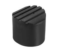 PATIKIL Ladder Non Slip Feet 1.9"/48mm, 1Pcs Rubber Round Foot Protective Mat Cushion Replacement for Telescopic Folding Extension Ladder Protection, Black