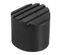 PATIKIL Ladder Non Slip Feet 2.8"/72mm, 1Pcs Rubber Round Foot Protective Mat Cushion Replacement for Telescopic Folding Extension Ladder Protection, Black