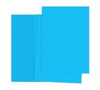 PATIKIL Lake Blue Colored Copy Paper, 50 Sheets 8.3x5.9 A5 19lb/70gsm Double Sided Colorful Print Paper Bulk Sheet DIY Craft Art Projects Supplies for Printer Origami