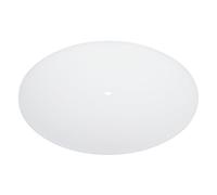 PATIKIL Lampshade Diffuser, 18.5" Diameter with 3/8" Center Hole Round Diffuser 2.7mm Thick for Drum Lampshades Pendants Light Fits 19" Openings, Translucent White