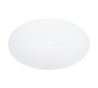 PATIKIL Lampshade Diffuser, 9" Diameter with 3/8" Center Hole Round Diffuser for Drum Lampshades Pendants Light Fits 9.5-11" Openings, Frosted White