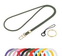 PATIKIL Lanyard for ID Badges, 1 Pack Teacher Lanyards ID Badge Holder with Safety Breakaway Buckle Cruise Essentials for Ship Cards Keys Phones, Dark Green