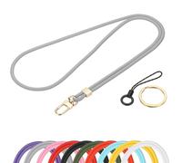 PATIKIL Lanyard for ID Badges, 1 Pack Teacher Lanyards ID Badge Holder with Safety Breakaway Buckle Cruise Essentials for Ship Cards Keys Phones, Gray