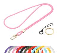 PATIKIL Lanyard for ID Badges, 1 Pack Teacher Lanyards ID Badge Holder with Safety Breakaway Buckle Cruise Essentials for Ship Cards Keys Phones, Pink