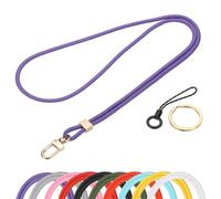 PATIKIL Lanyard for ID Badges, 1 Pack Teacher Lanyards ID Badge Holder with Safety Breakaway Buckle Cruise Essentials for Ship Cards Keys Phones, Purple