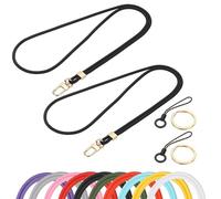 PATIKIL Lanyard for ID Badges, 2 Pack Teacher Lanyards ID Badge Holder with Safety Breakaway Buckle Cruise Essentials for Ship Cards Keys Phones, Black