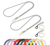 PATIKIL Lanyard for ID Badges, 2 Pack Teacher Lanyards ID Badge Holder with Safety Breakaway Buckle Cruise Essentials for Ship Cards Keys Phones, Gray