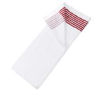 PATIKIL Large Caddy Towel 22" x 44", 1 Pcs Caddie Style Golf Towels Cotton Camping Towels for Golf Bags Golfers Tour Player Club, White-Red