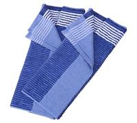 PATIKIL Large Caddy Towel 22" x 44", 2 Pcs Caddie Style Golf Towels Cotton Camping Towels for Golf Bags Golfers Tour Player Club, Blue-White