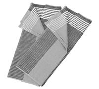 PATIKIL Large Caddy Towel 22" x 44", 2 Pcs Caddie Style Golf Towels Cotton Camping Towels for Golf Bags Golfers Tour Player Club, Gray-White