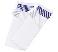 PATIKIL Large Caddy Towel 22" x 44", 2 Pcs Caddie Style Golf Towels Cotton Camping Towels for Golf Bags Golfers Tour Player Club, White-Blue