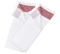 PATIKIL Large Caddy Towel 22" x 44", 2 Pcs Caddie Style Golf Towels Cotton Camping Towels for Golf Bags Golfers Tour Player Club, White-Red