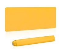 PATIKIL Large Desk Mat, 48"x17", PU Leather & Suede, Yellow