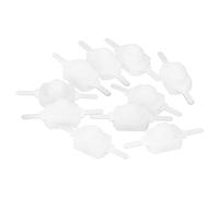 PATIKIL Latching Push Button Switch, 10 Pcs Straight Pin On/Off Self-lock DC 30V 1A Micro Control Switch for Flashlight Light Lamp Wall Outlet DIY, White