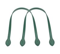 PATIKIL Leather Bag Handle Strap, 2 Pcs 23.6" L 5/8" W Replacement Leather Purse Straps Sew on Bag Handle for Purse Handbag Shoulder Making, Green