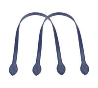 PATIKIL Leather Bag Handle Strap, 2 Pcs 23.6" L 5/8" W Replacement Leather Purse Straps Sew on Bag Handle for Purse Handbag Shoulder Making, Dark Blue