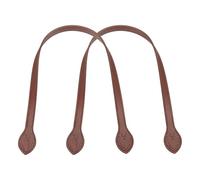 PATIKIL Leather Bag Handle Strap, 2 Pcs 23.6" L 5/8" W Replacement Leather Purse Straps Sew on Bag Handle for Purse Handbag Shoulder Making, Yellow