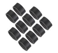 PATIKIL Leather Loop Keeper, 10 Pcs Leather Loops Belt Keeper Loops Retainer Straps Replacement for 1.1 Inch Wide Belts/Straps, Black